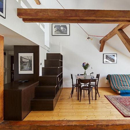 Prague Days - Sunlit Attic Loft In Vinohrady Apartment Exterior photo